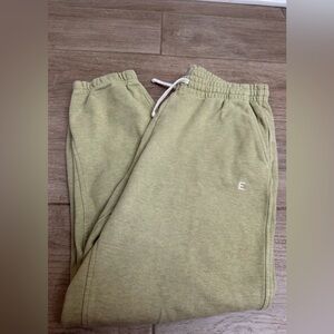 Everlane Track Pants
Medium 
Cotton
Comfy cozy
Great fit
